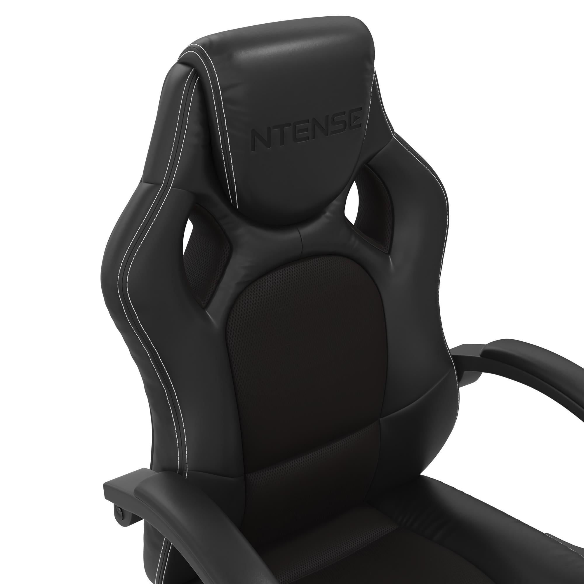 NTense Vortex Gaming and Office Chair - Black - 1-Seater
