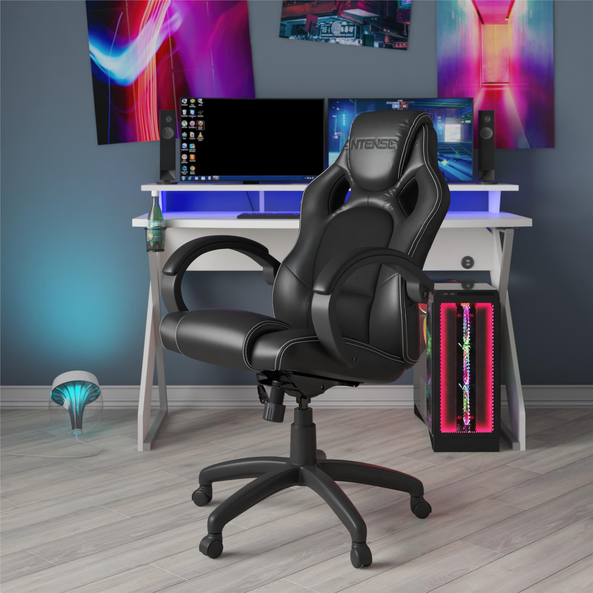 NTense Vortex Gaming and Office Chair - Black - 1-Seater