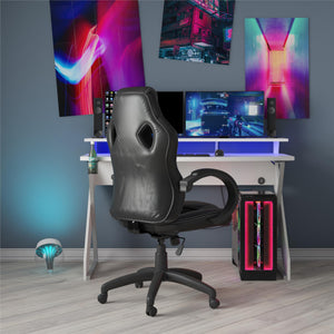 NTense Vortex Gaming and Office Chair - Black - 1-Seater