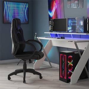 NTense Vortex Gaming and Office Chair - Black - 1-Seater