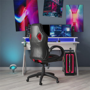 NTense Vortex Gaming and Office Chair - Red - 1-Seater