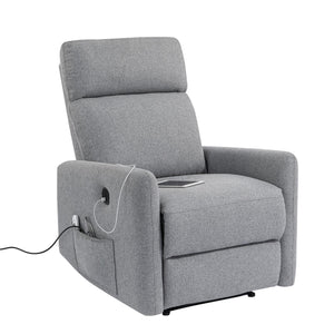 DHP Kai Power Recliner with Massage and Heat - Dark Gray - 1-Seater