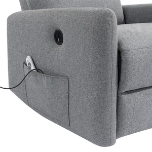 DHP Kai Power Recliner with Massage and Heat - Dark Gray - 1-Seater