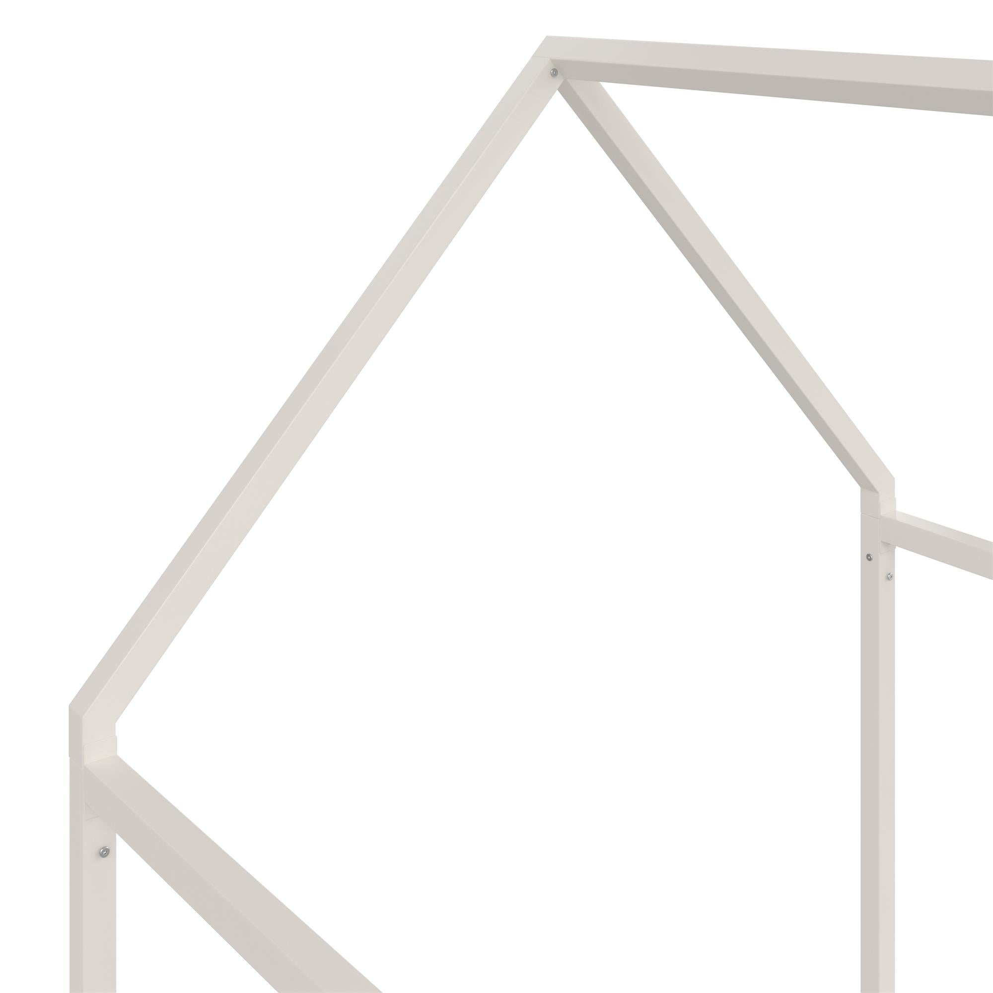 Max & Finn Skyler Metal House Bed - Off White - Full