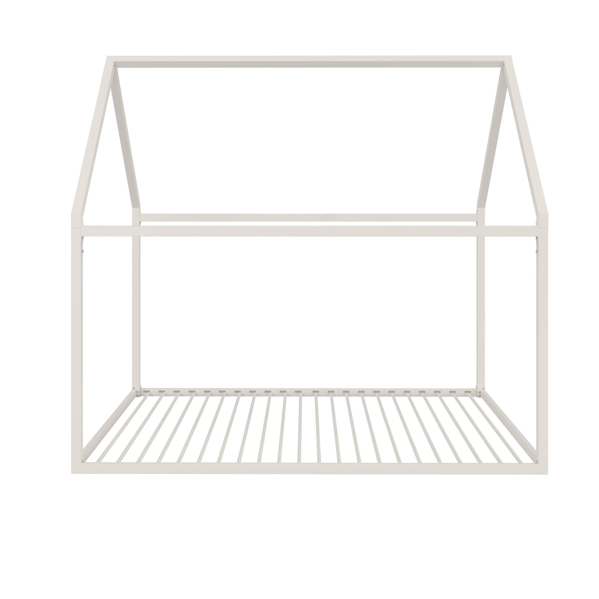Max & Finn Skyler Metal House Bed - Off White - Full