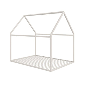 Max & Finn Skyler Metal House Bed - Off White - Full