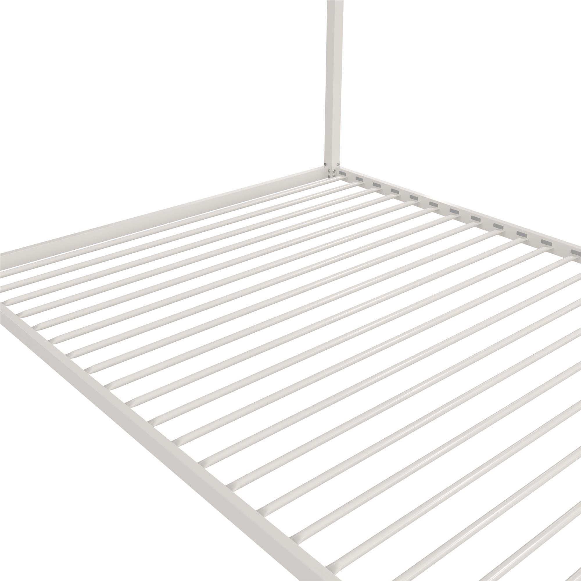 Max & Finn Skyler Metal House Bed - Off White - Full