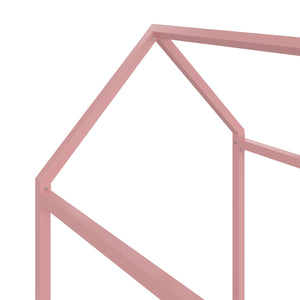 Max & Finn Skyler Metal House Bed - Blush - Twin