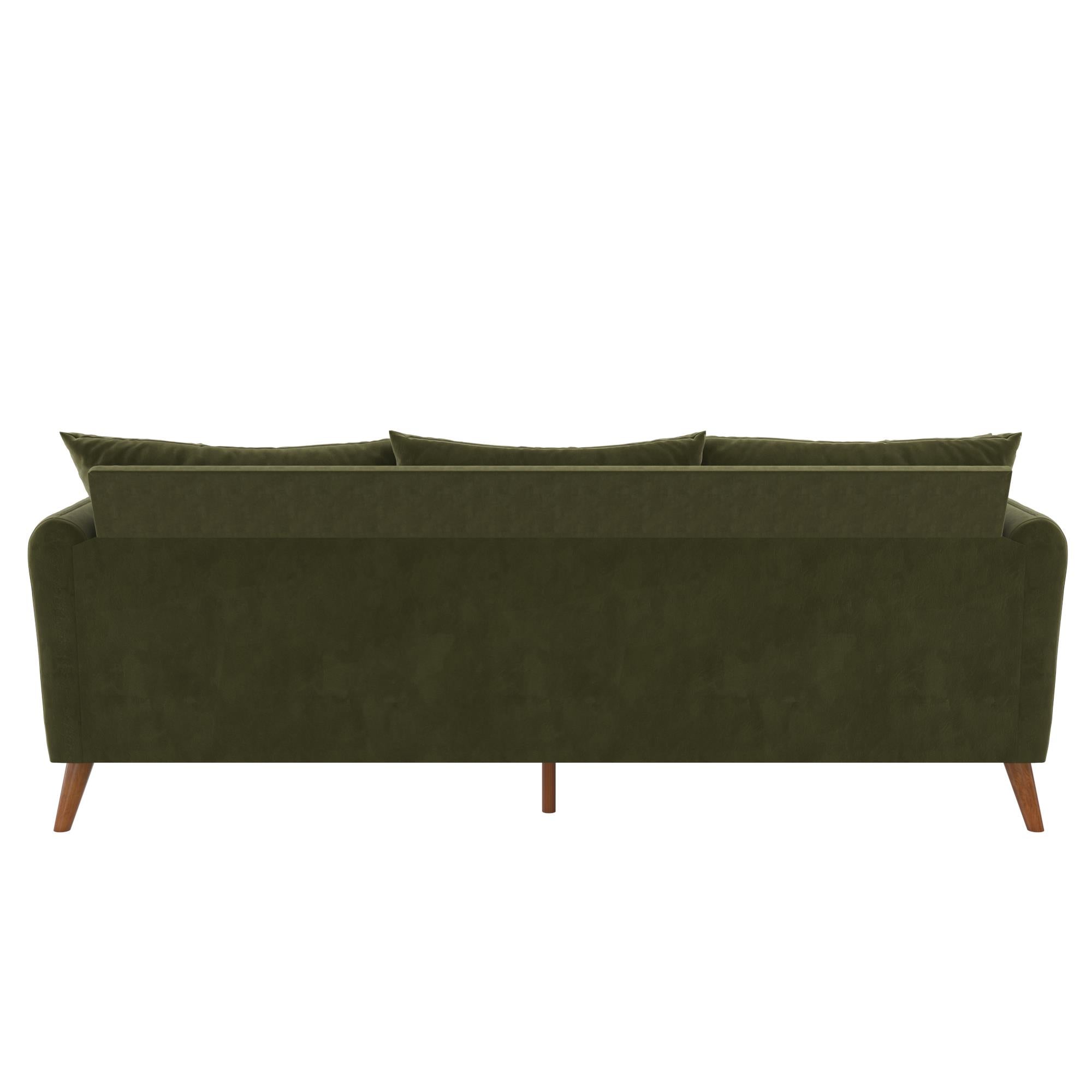 Novogratz Magnolia Reversible Sectional Sofa - Green