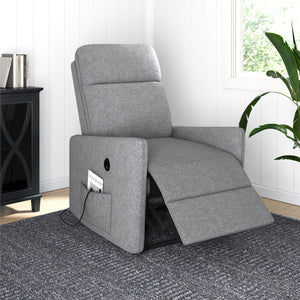 DHP Kai Power Recliner with Massage and Heat - Dark Gray - 1-Seater