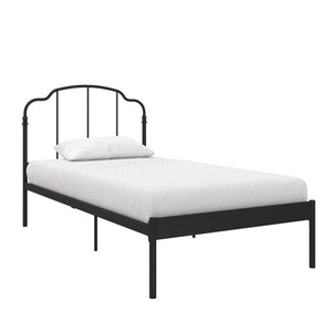 RealRooms Camie Metal Bed - Black - Twin