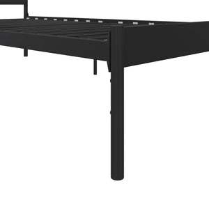 RealRooms Camie Metal Bed - Black - Twin