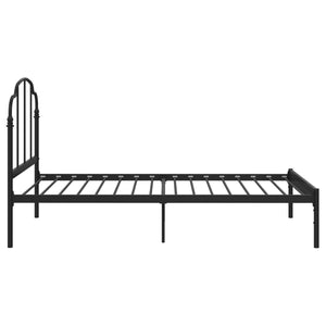 RealRooms Camie Metal Bed - Black - Twin