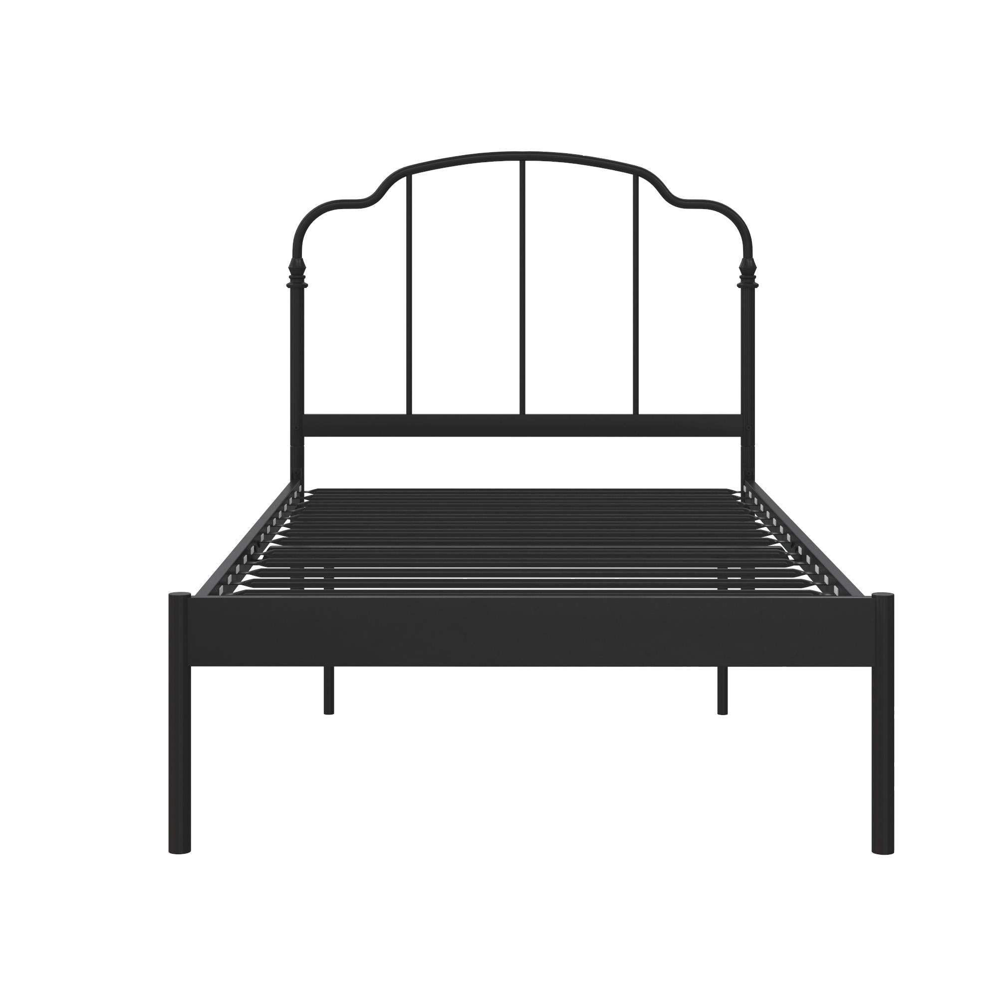RealRooms Camie Metal Bed - Black - Twin
