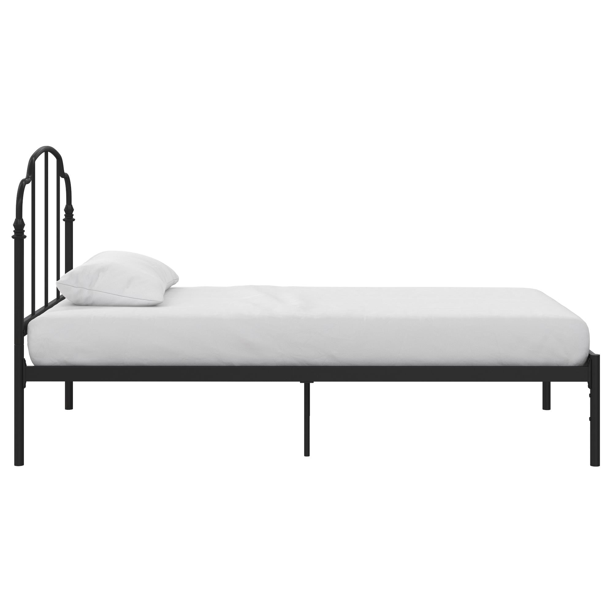RealRooms Camie Metal Bed - Black - Twin