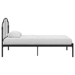 RealRooms Camie Metal Bed - Black - Twin
