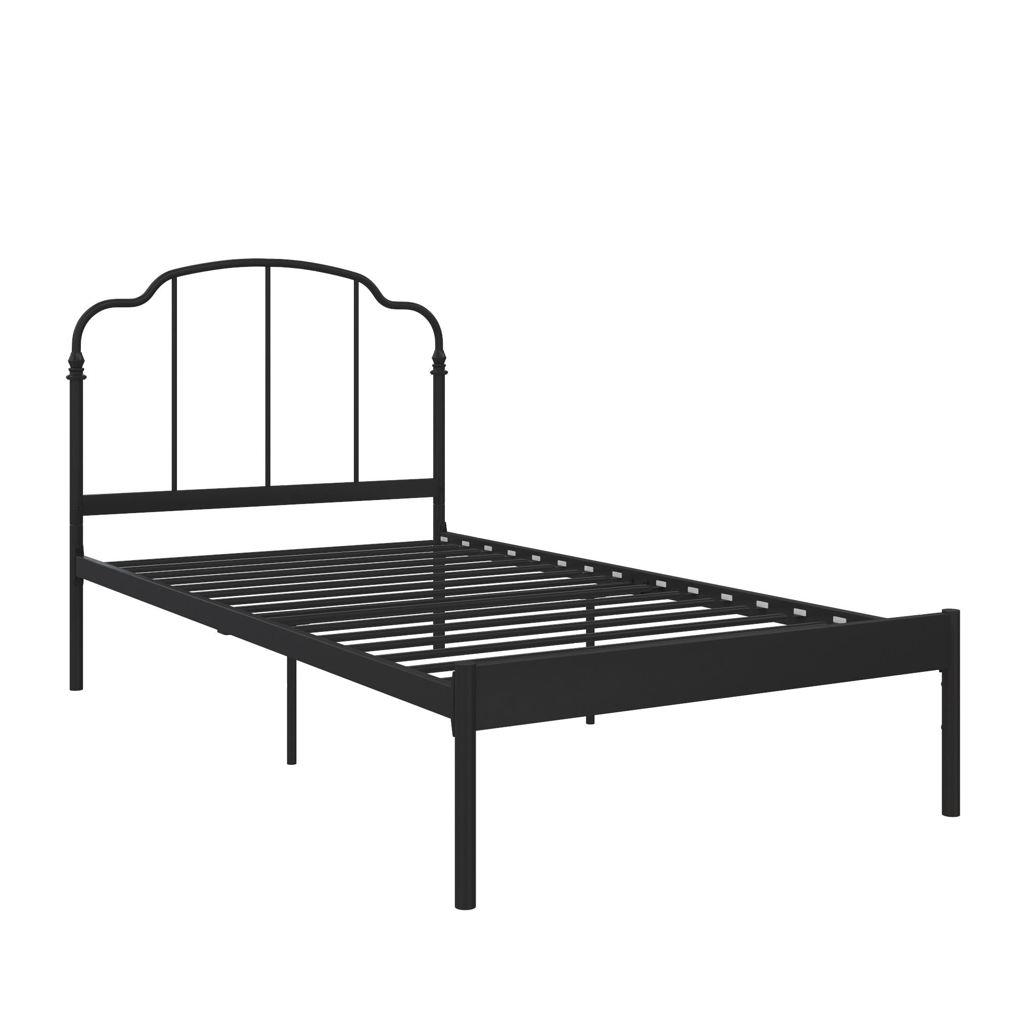 RealRooms Camie Metal Bed - Black - Twin