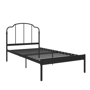 RealRooms Camie Metal Bed - Black - Twin
