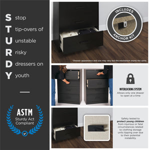 Ameriwood Home Armada Gentlemen's Chest - Navy
