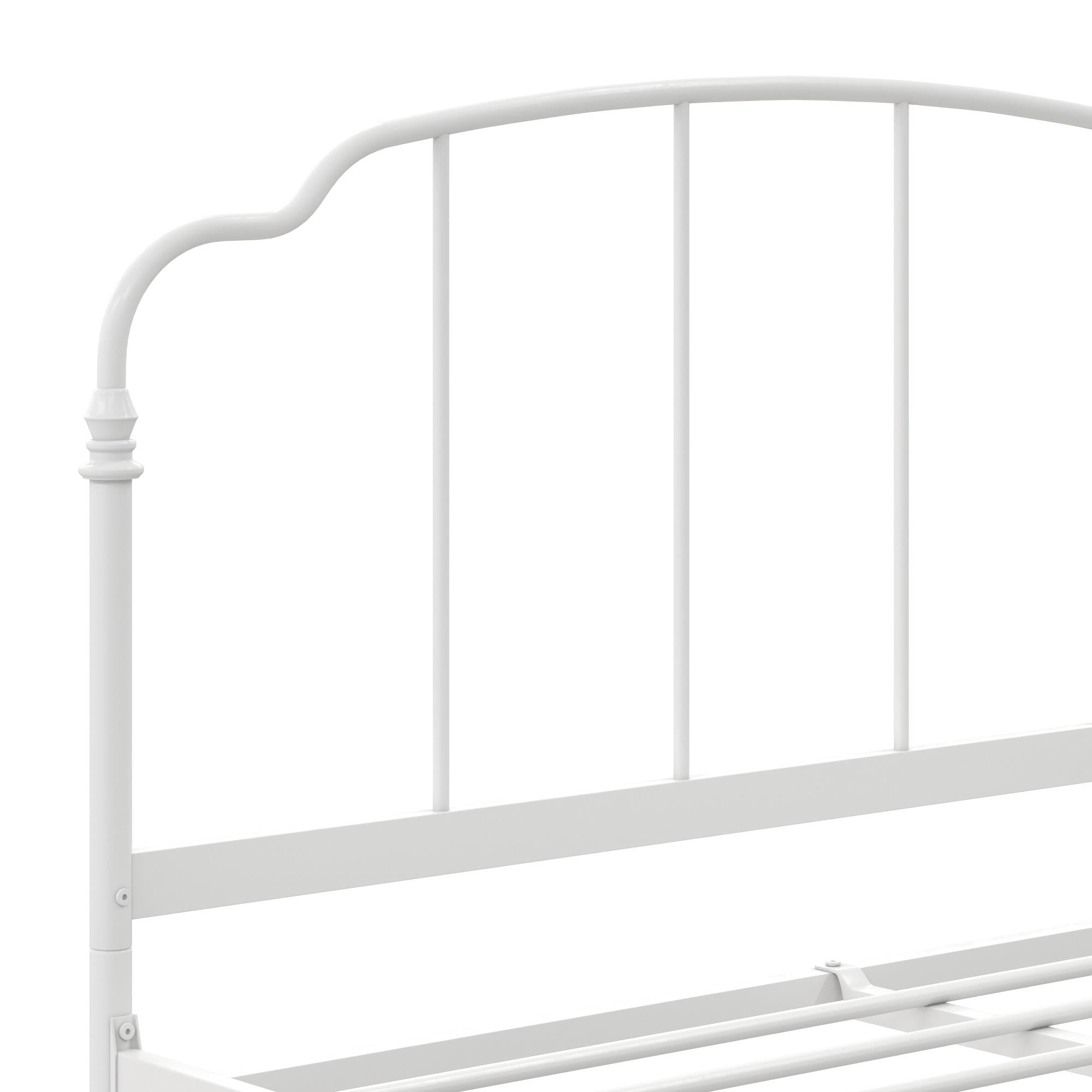 RealRooms Camie Metal Bed - White - Full