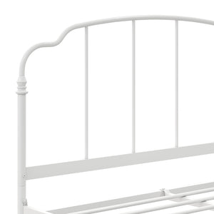 RealRooms Camie Metal Bed - White - Full