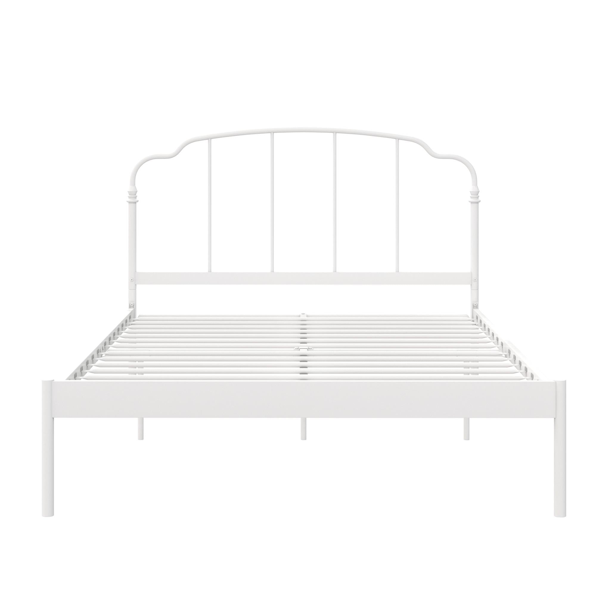 RealRooms Camie Metal Bed - White - Full