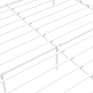 RealRooms Camie Metal Bed - White - Full