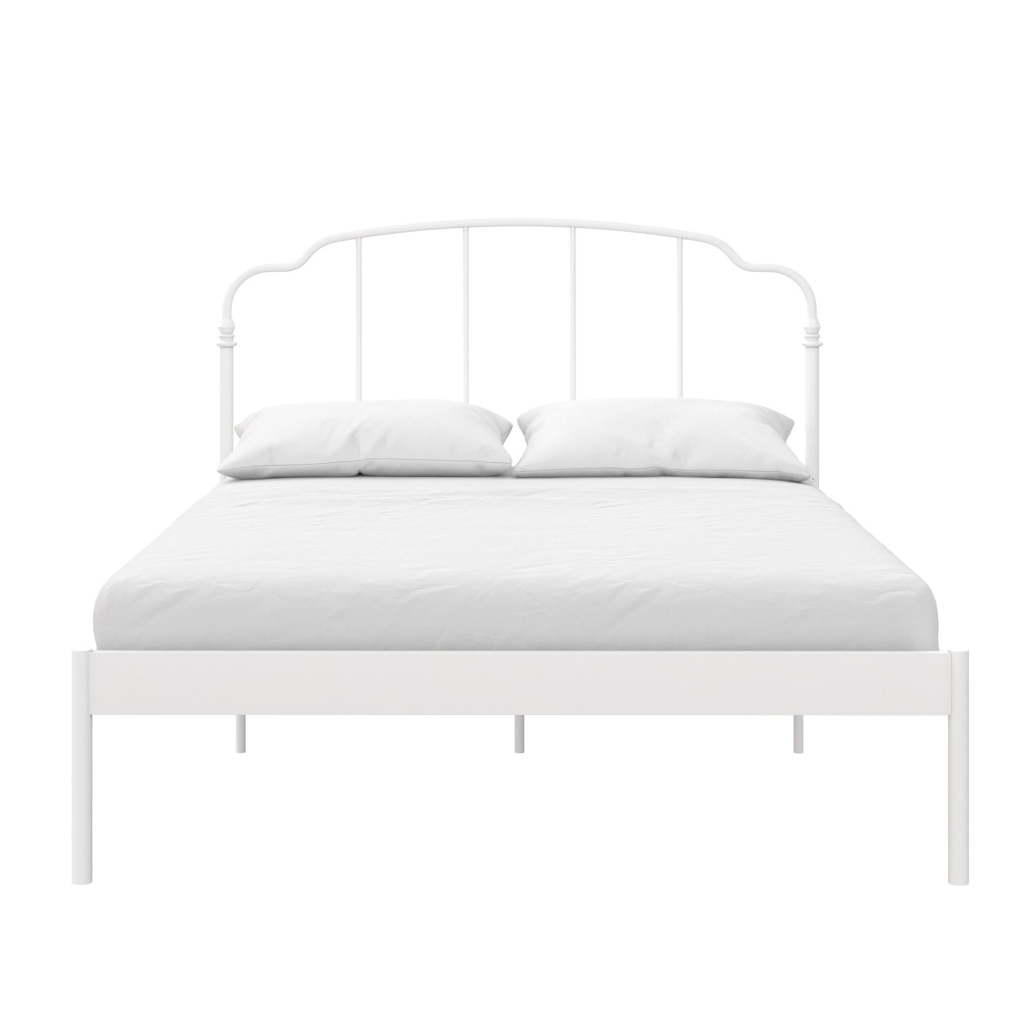 RealRooms Camie Metal Bed - White - Full