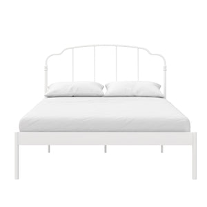 RealRooms Camie Metal Bed - White - Full