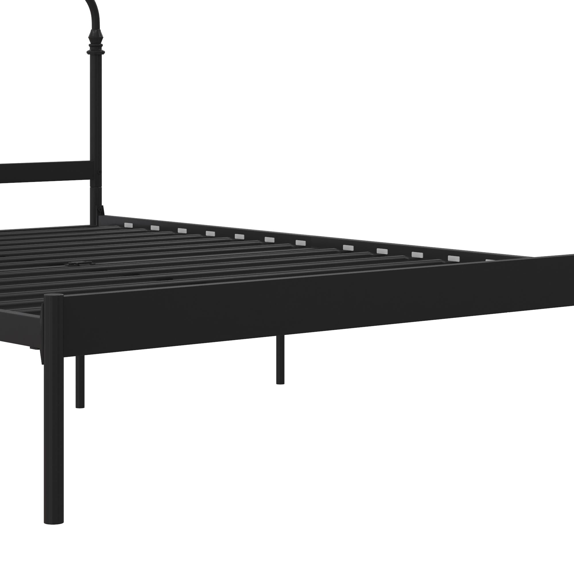 RealRooms Camie Metal Bed - Black - Queen