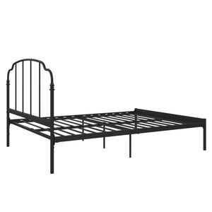 RealRooms Camie Metal Bed - Black - Queen