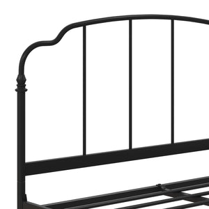 RealRooms Camie Metal Bed - Black - Queen