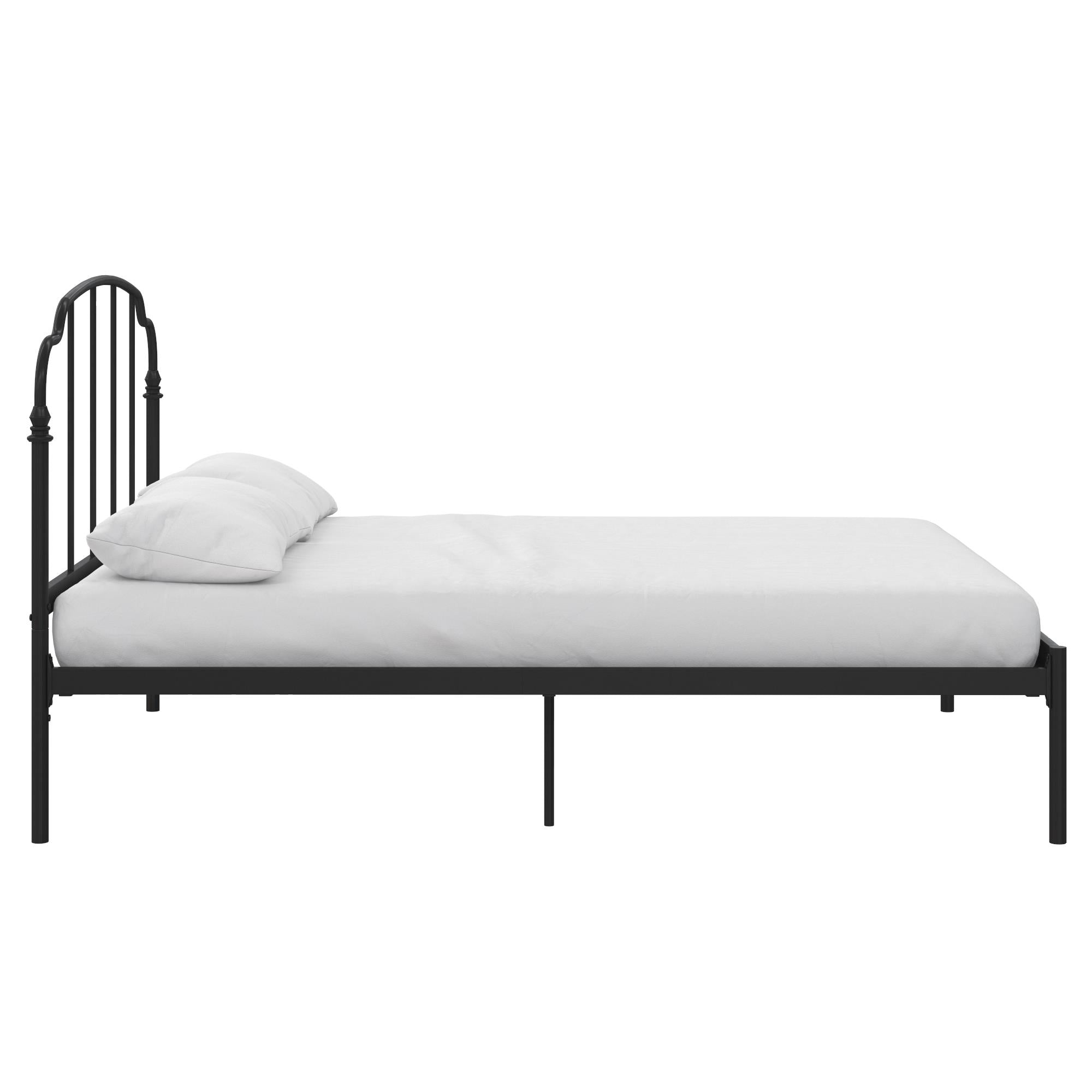 RealRooms Camie Metal Bed - Black - Queen