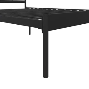 RealRooms Camie Metal Bed - Black - Queen