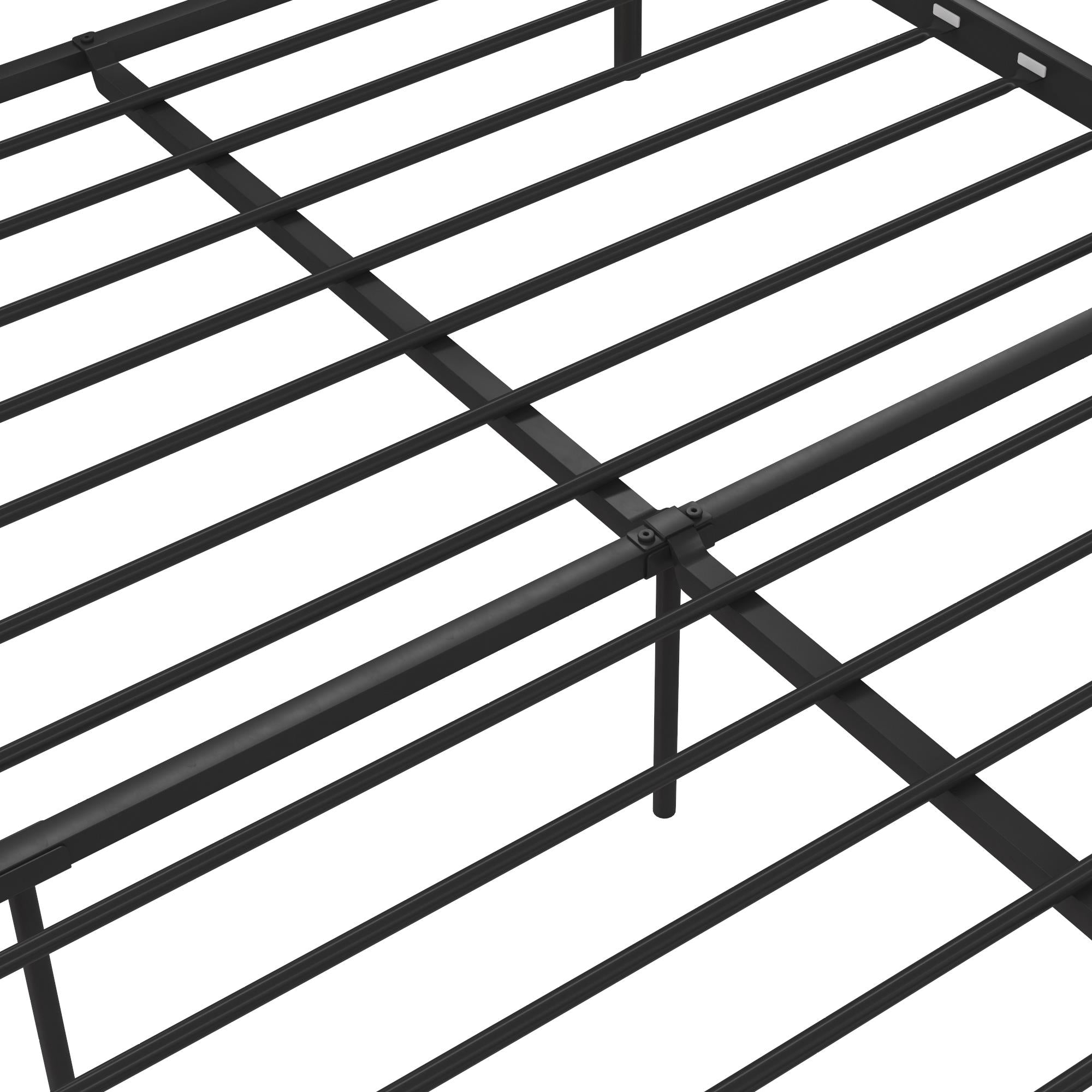 RealRooms Camie Metal Bed - Black - Queen