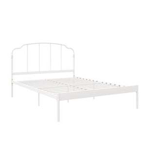 RealRooms Camie Metal Bed - White - Queen
