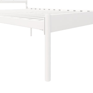 RealRooms Camie Metal Bed - White - Queen