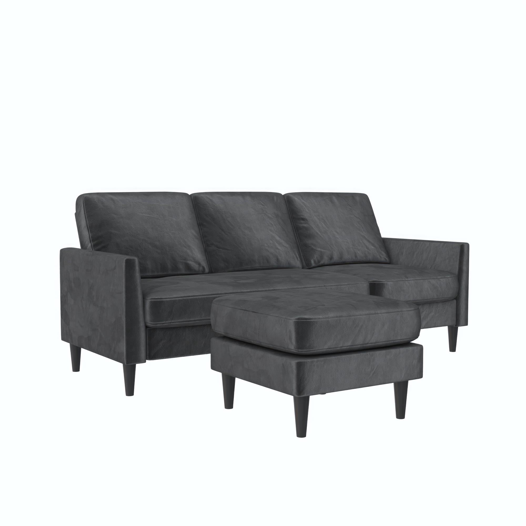 Mr. Kate Winston Reversible Sofa Sectional - Dark Gray