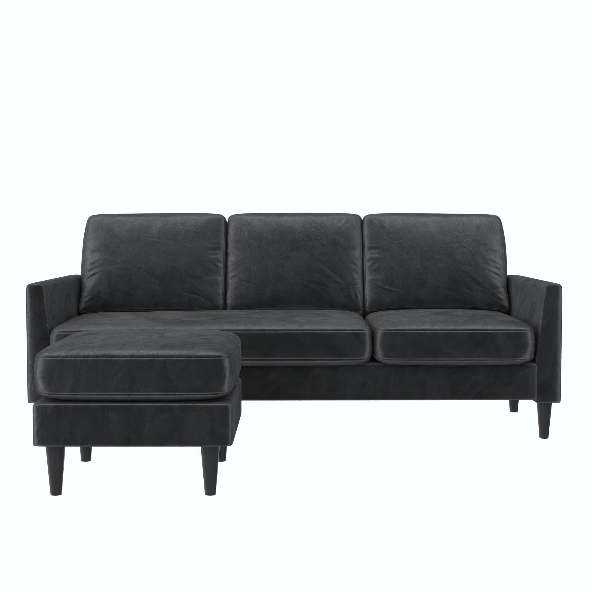Mr. Kate Winston Reversible Sofa Sectional - Dark Gray