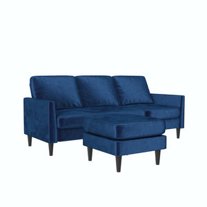 Mr. Kate Winston Reversible Sofa Sectional - Blue