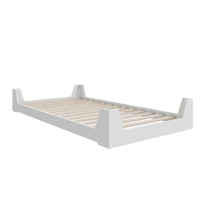 Max & Finn Maverick Kids Montessori Flip Bed - White - Twin