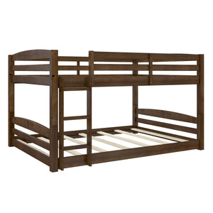 DHP Sierra Kids' Wood Bunk Bed - Mocha - Full-Over-Full