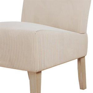 DHP Hazen Accent Chair - Ivory - 1-Seater