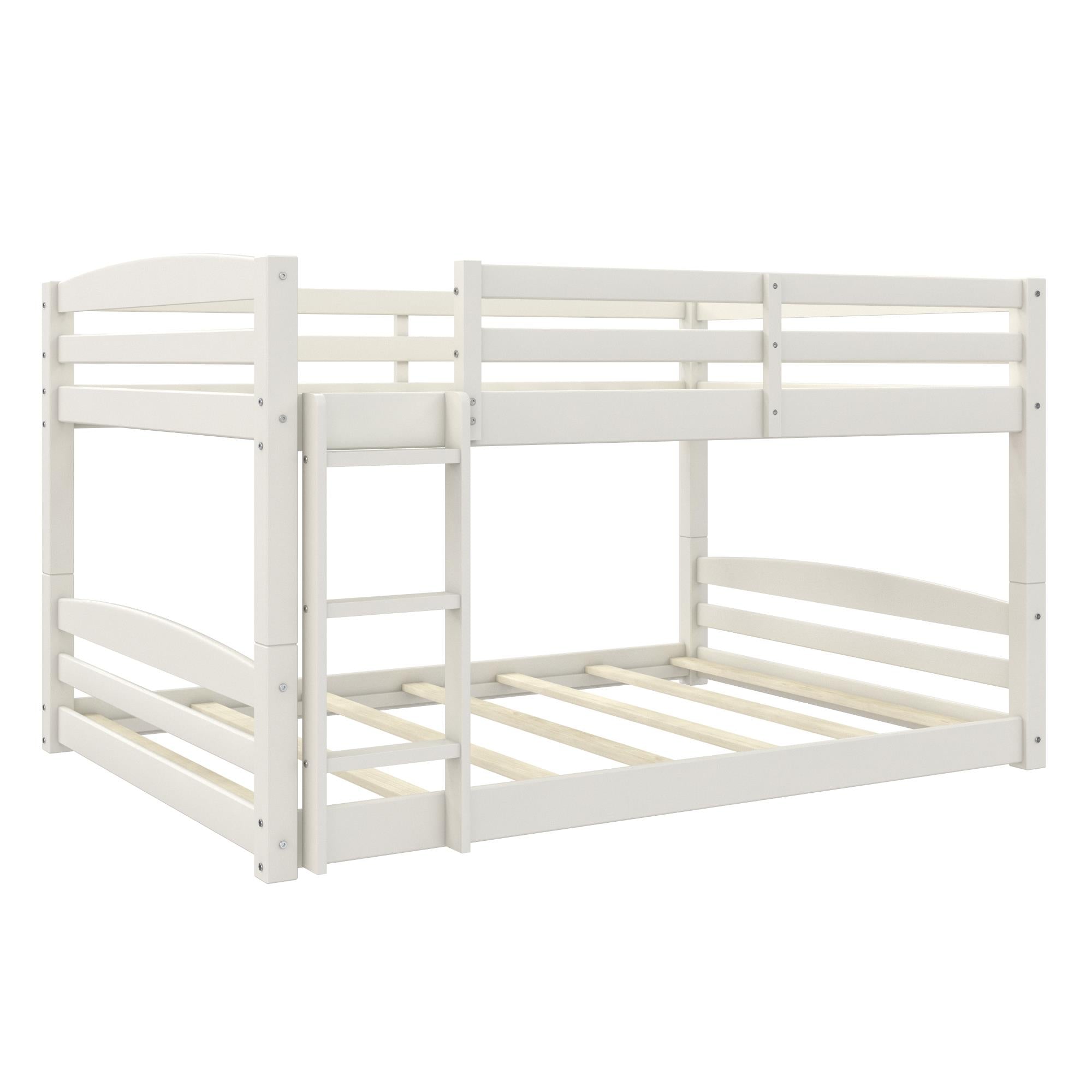 DHP Sierra Kids' Wood Bunk Bed - White - Full-Over-Full