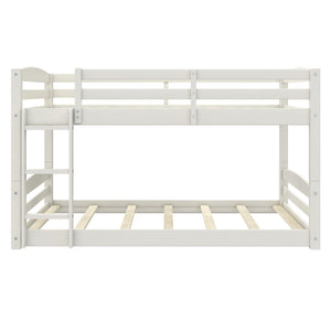 DHP Sierra Kids' Wood Bunk Bed - White - Full-Over-Full