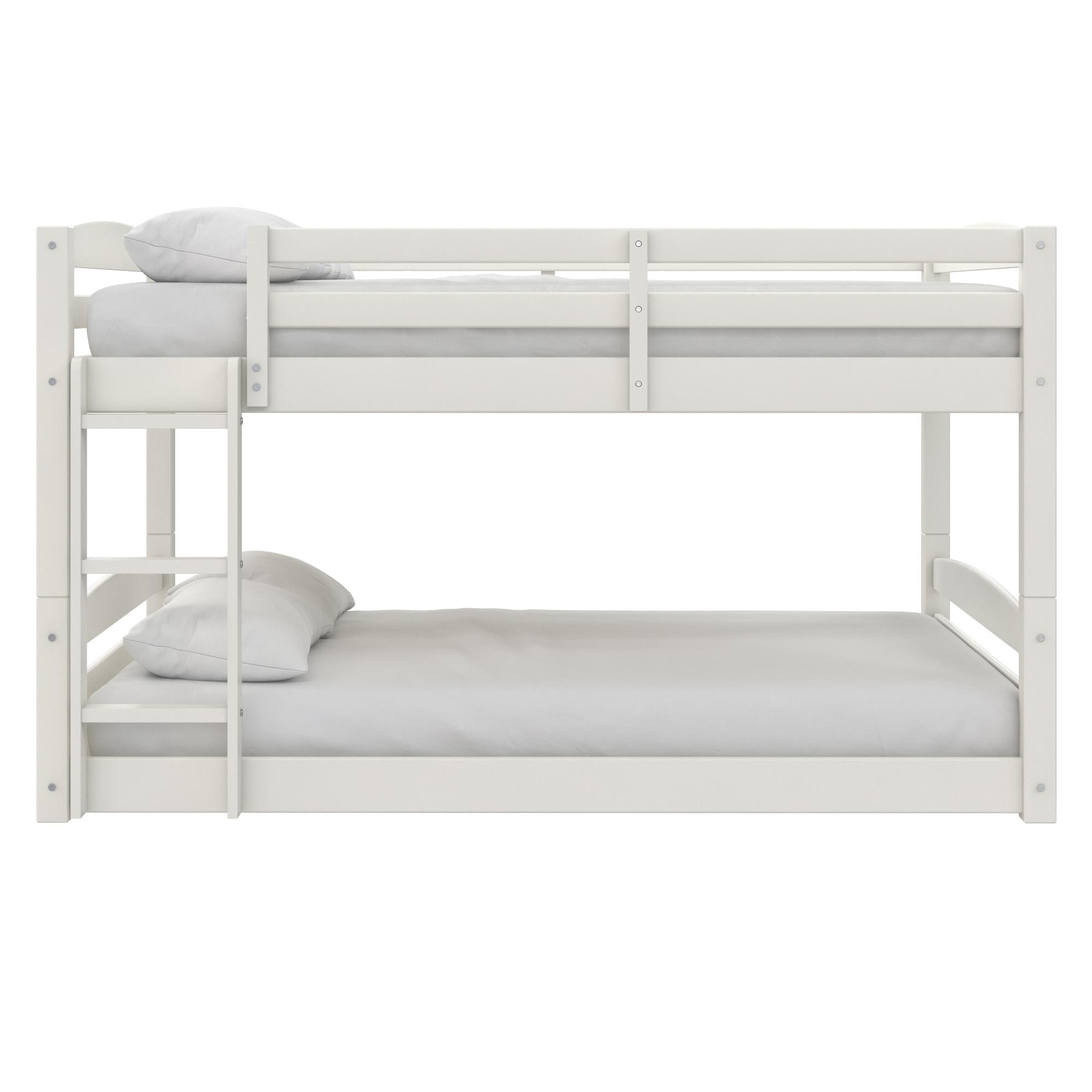 DHP Sierra Kids' Wood Bunk Bed - White - Full-Over-Full