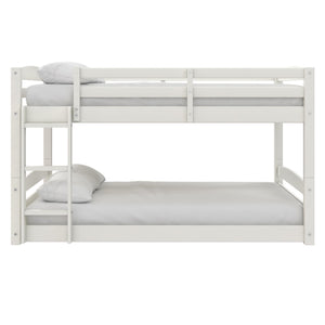 DHP Sierra Kids' Wood Bunk Bed - White - Full-Over-Full