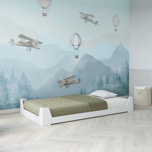 Max & Finn Maverick Kids Montessori Flip Bed - White - Twin