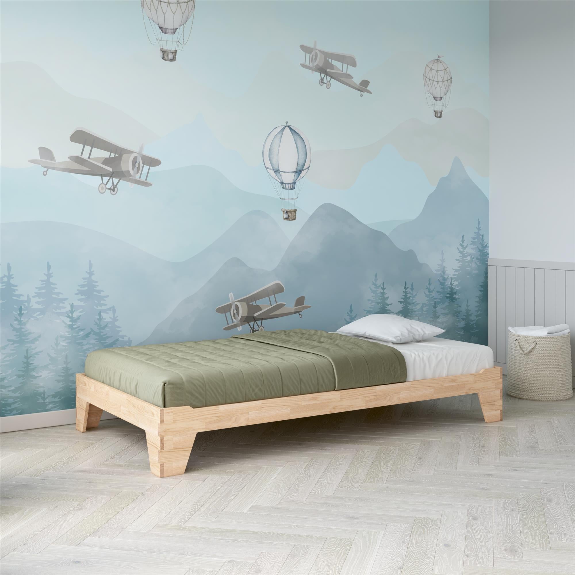 Max & Finn Maverick Kids Montessori Flip Bed - Natural - Twin