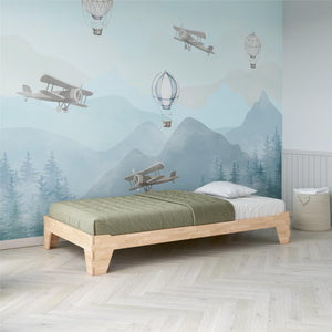 Max & Finn Maverick Kids Montessori Flip Bed - Natural - Twin